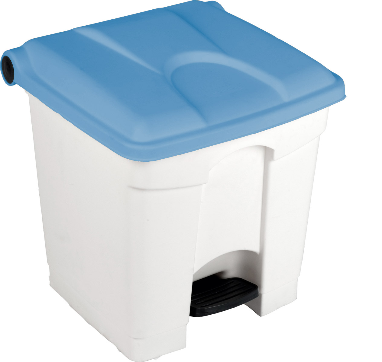 CONTENEDOR 30L blanco tapa azul